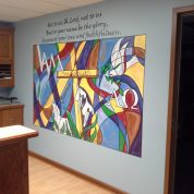 Faith Wesleyan Church office mural